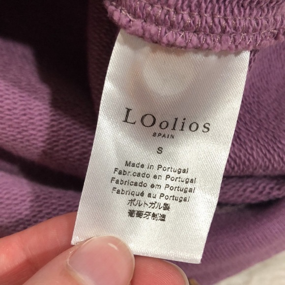 Loolios Hephaestus Oversized Lounge Graphic Hoodie Purple Grape - Picture 5 of 14